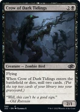 Crow of Dark Tidings #390 C - Jumpstart 2022 Pokemon card