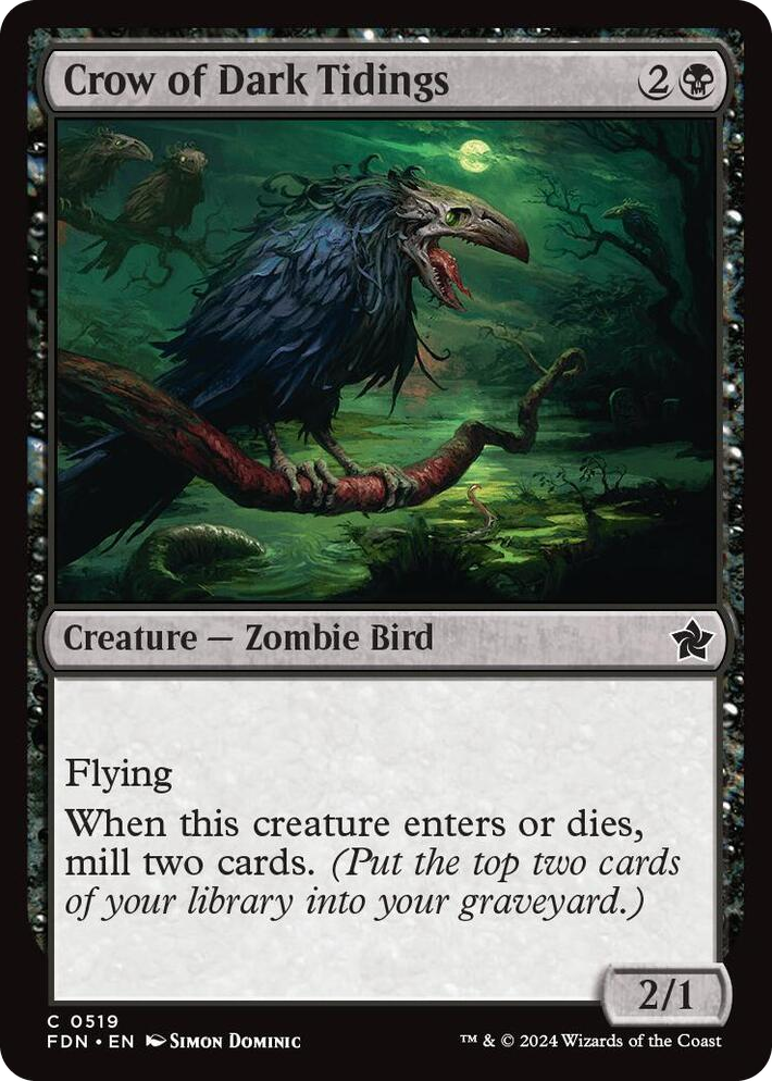 0519 Crow of Dark Tidings C Foundations