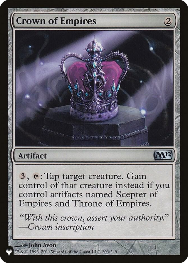 0203 Crown of Empires U The List Reprints