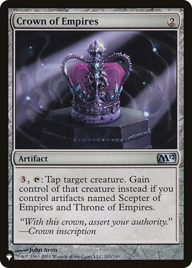 Crown of Empires #203 U - The List Reprints Pokemon card
