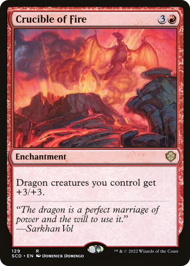 0129 Crucible of Fire R Starter Commander Decks