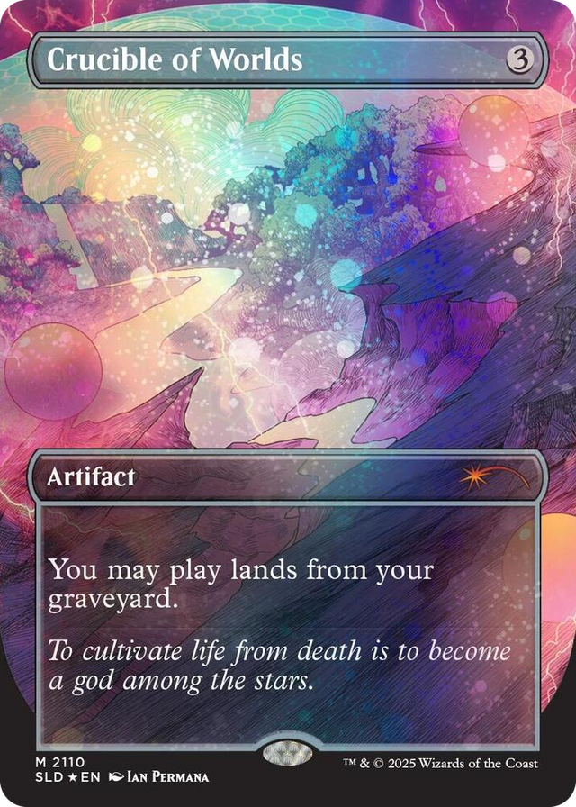 2110 Crucible of Worlds (2110) (Galaxy Foil) M Secret Lair Drop Series