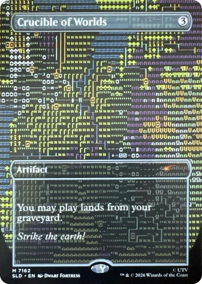 Crucible of Worlds (7162) #7162 M - Secret Lair Drop Series Pokemon card