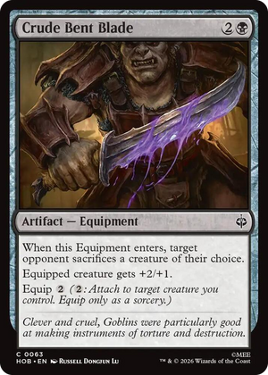 0063 Crude Bent Blade C The Hobbit