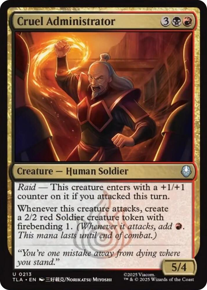 0213 Cruel Administrator U The Last Airbender