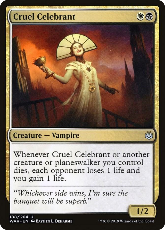 0188 Cruel Celebrant U War of the Spark