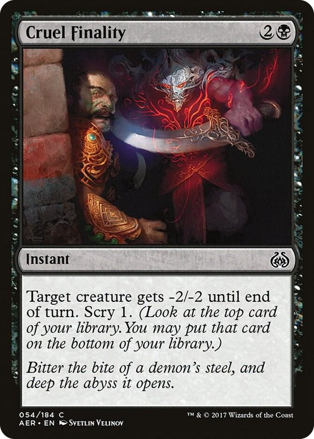 0054 Cruel Finality C Aether Revolt