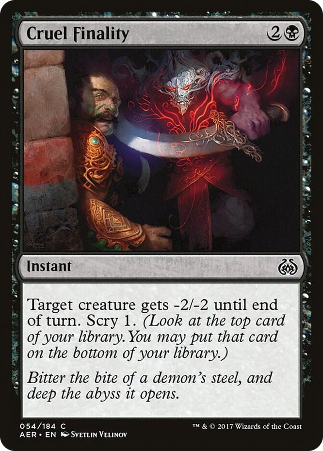 Cruel Finality #54 C - Aether Revolt Pokemon card