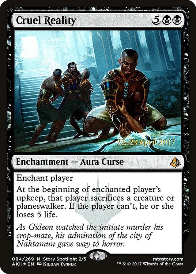 0084 Cruel Reality M Prerelease Cards