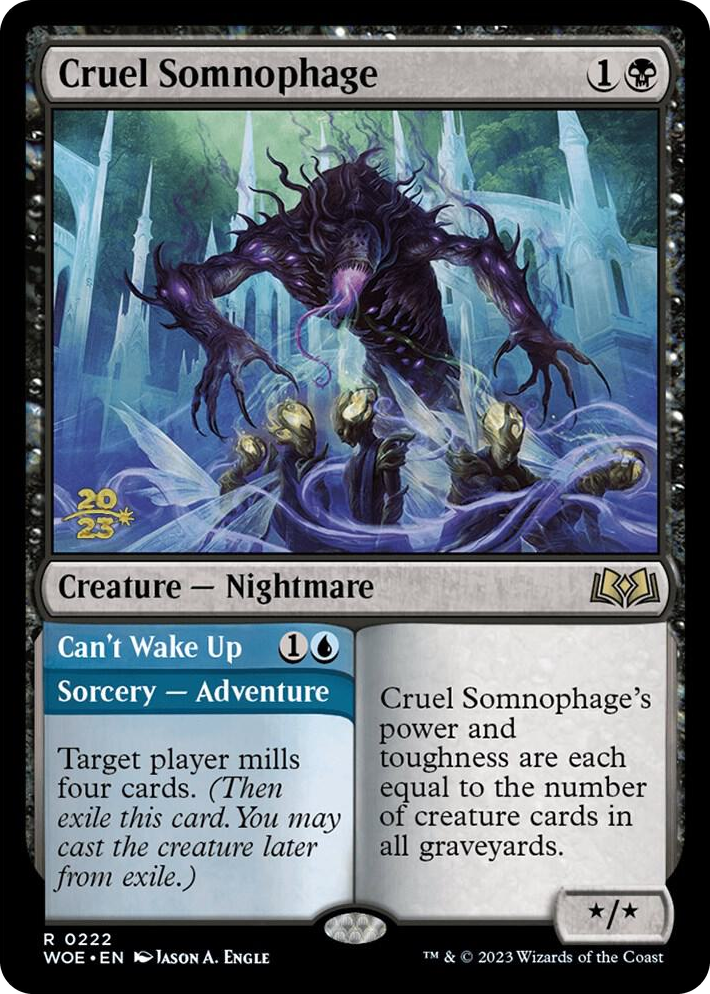 0222 Cruel Somnophage R Prerelease Cards
