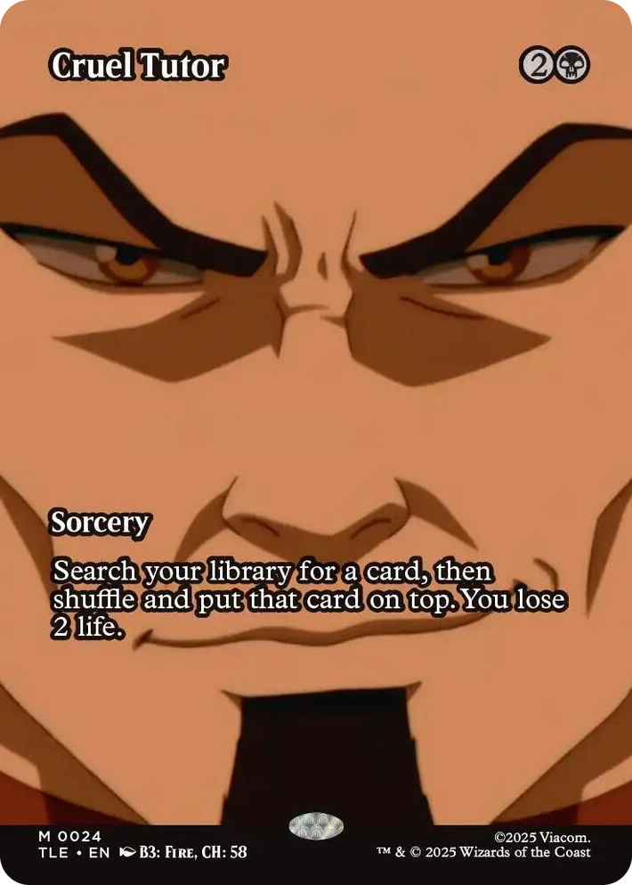 0024 Cruel Tutor (Borderless) M The Last Airbender: Eternal-Legal