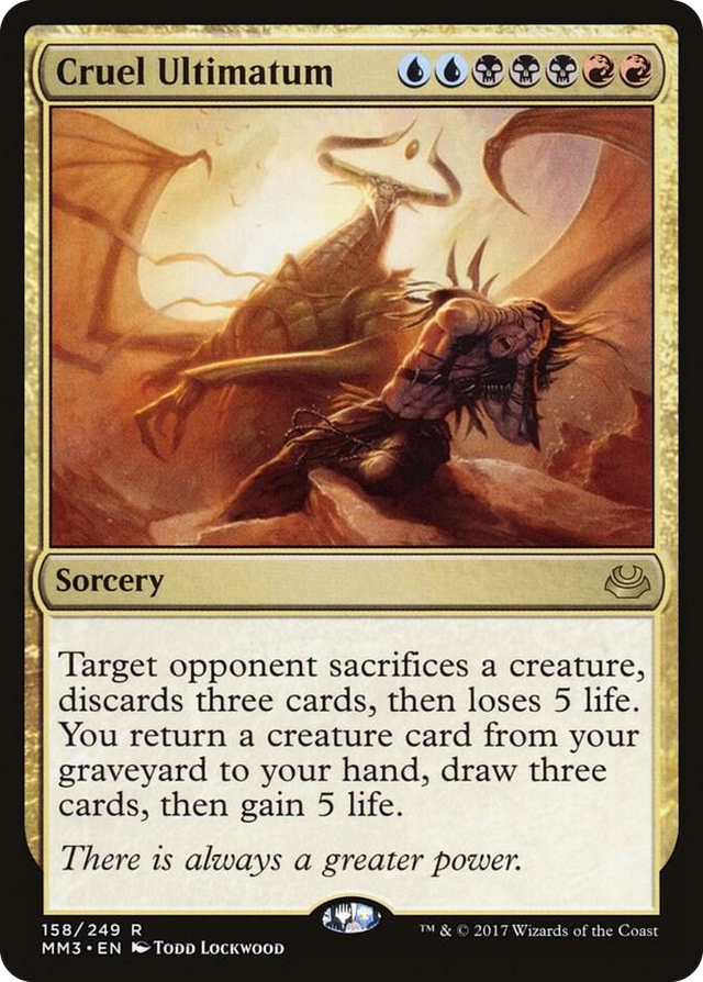 0158 Cruel Ultimatum R Modern Masters 2017