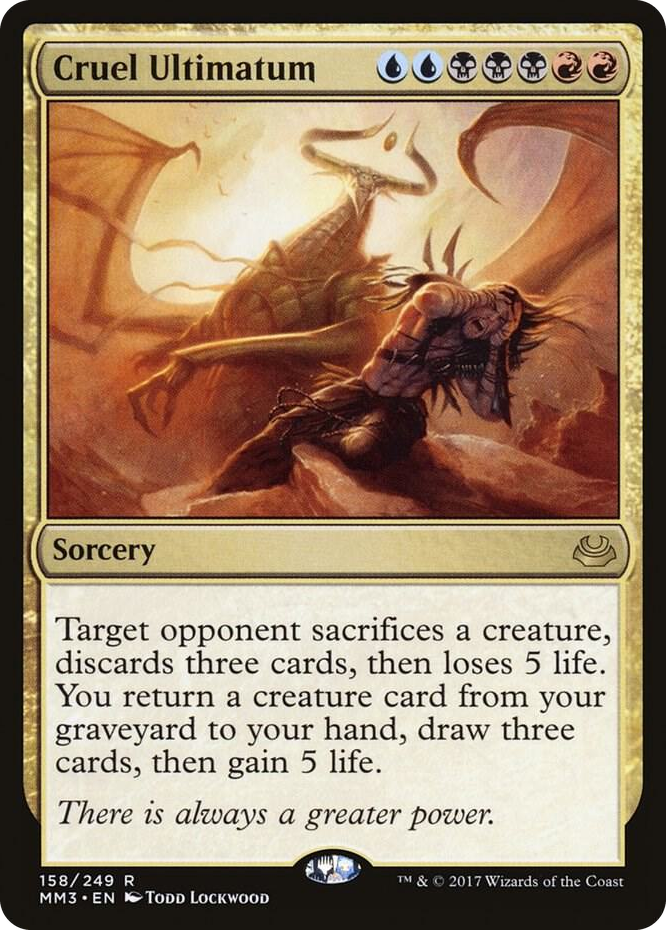 Cruel Ultimatum #158 R - Modern Masters 2017 Pokemon card
