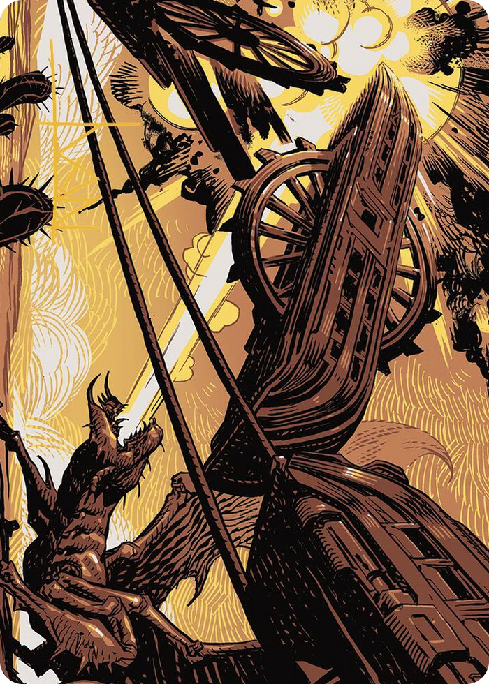Cruel Ultimatum Art Card (Gold-Stamped Signature) #43 S - Art Series: Outlaws of Thunder Junction Pokemon card