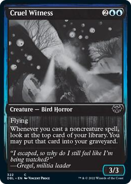 0322 Cruel Witness C Innistrad: Double Feature