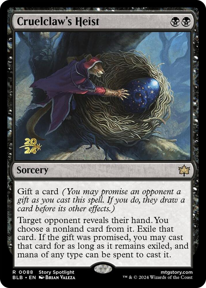 0088 Cruelclaw's Heist R Prerelease Cards