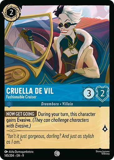 0145 Cruella De Vil - Fashionable Cruiser Common Fabled