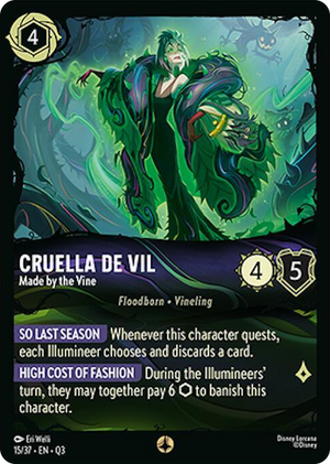 0015 Cruella De Vil - Made by the Vine Quest Illumineer's Quest: The Great Hunny Rescue