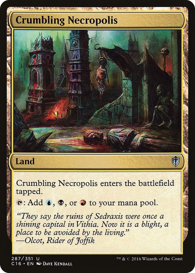 0287 Crumbling Necropolis U Commander 2016