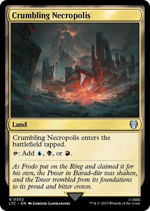 0302 Crumbling Necropolis U Commander: The Lord of the Rings: Tales of Middle-earth
