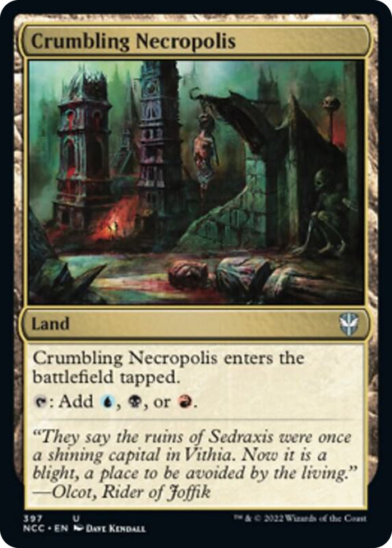 0397 Crumbling Necropolis U Commander: Streets of New Capenna