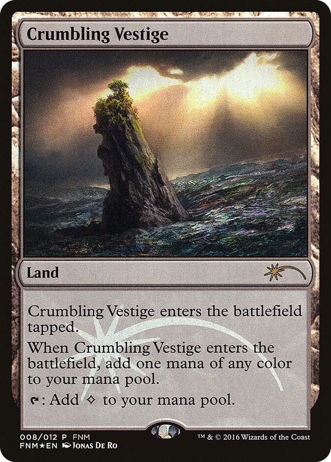 Crumbling Vestige #8 P - FNM Promos Pokemon card