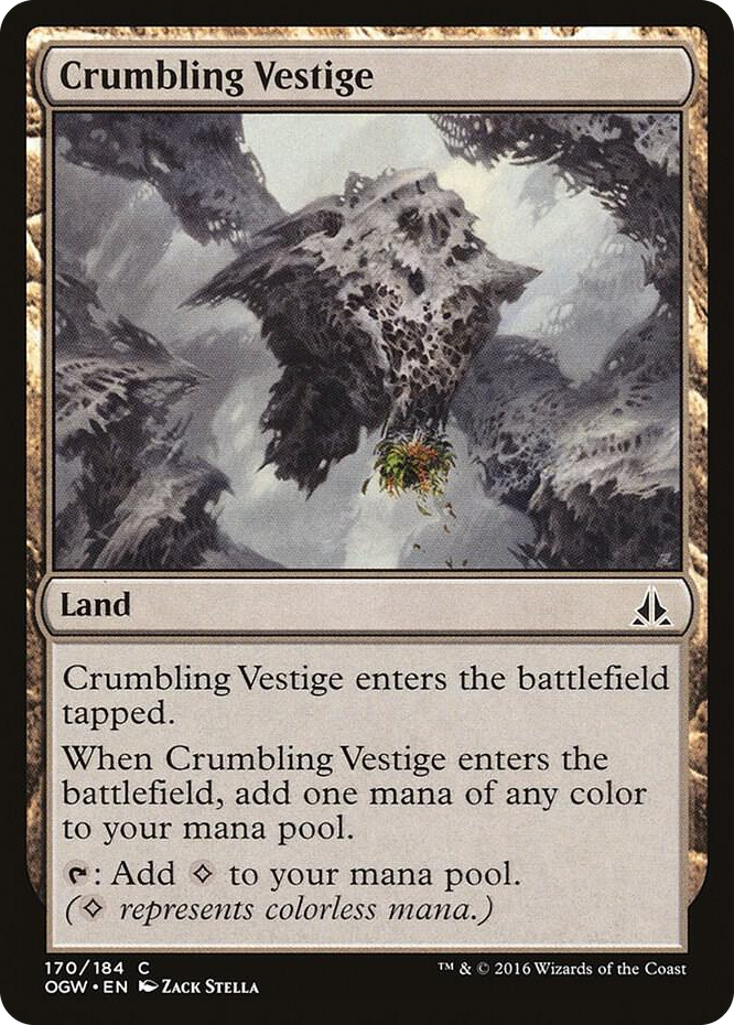 Crumbling Vestige #170 C - Oath of the Gatewatch Pokemon card