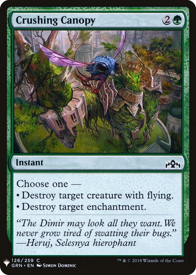0126 Crushing Canopy C The List Reprints