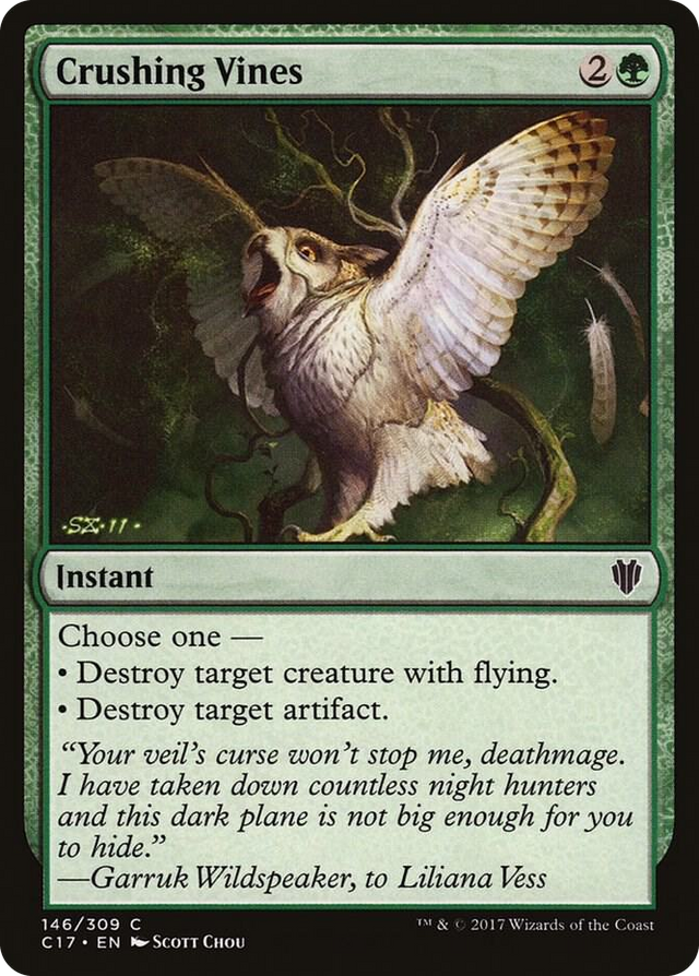 0146 Crushing Vines C Commander 2017