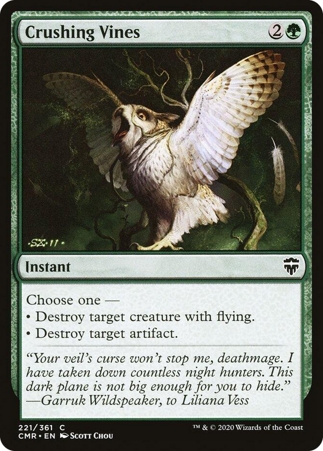0221 Crushing Vines C Commander Legends