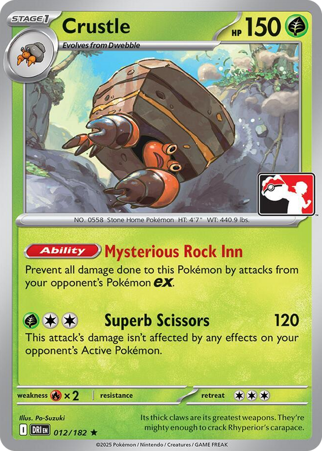 0012 Crustle Rare Prize Pack Series Cards