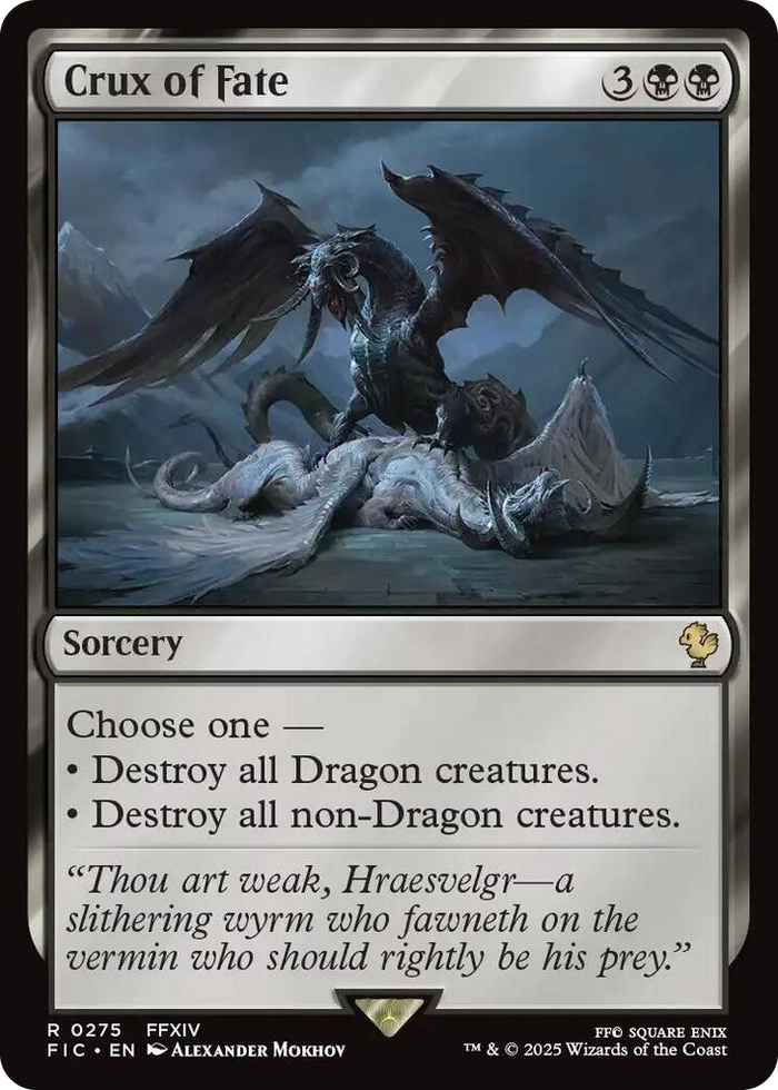 Crux of Fate (Surge Foil) #275 R - Commander: FINAL FANTASY Pokemon card