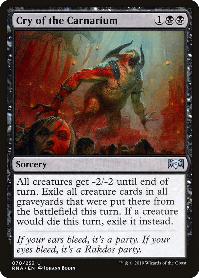 0070 Cry of the Carnarium U Ravnica Allegiance