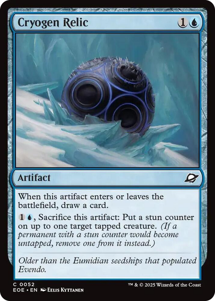 Cryogen Relic #52 C - Edge of Eternities Pokemon card