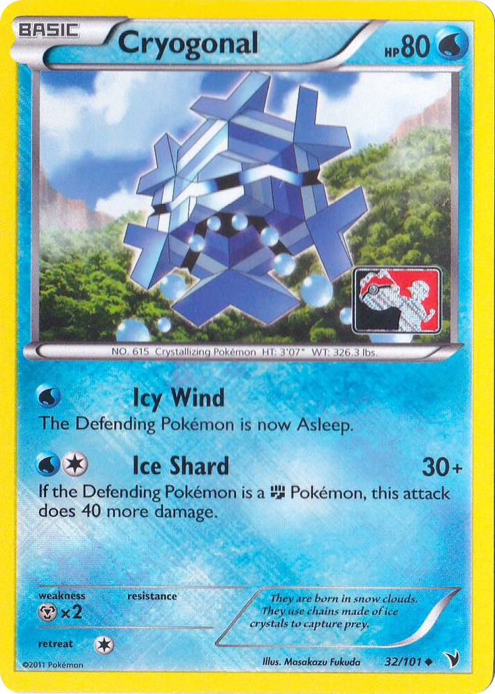 0032 Cryogonal - 32/101 (League Promo) Promo League & Championship Cards