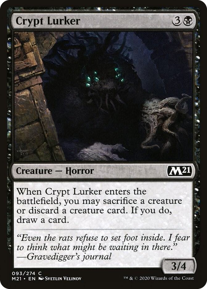 0093 Crypt Lurker C Core Set 2021