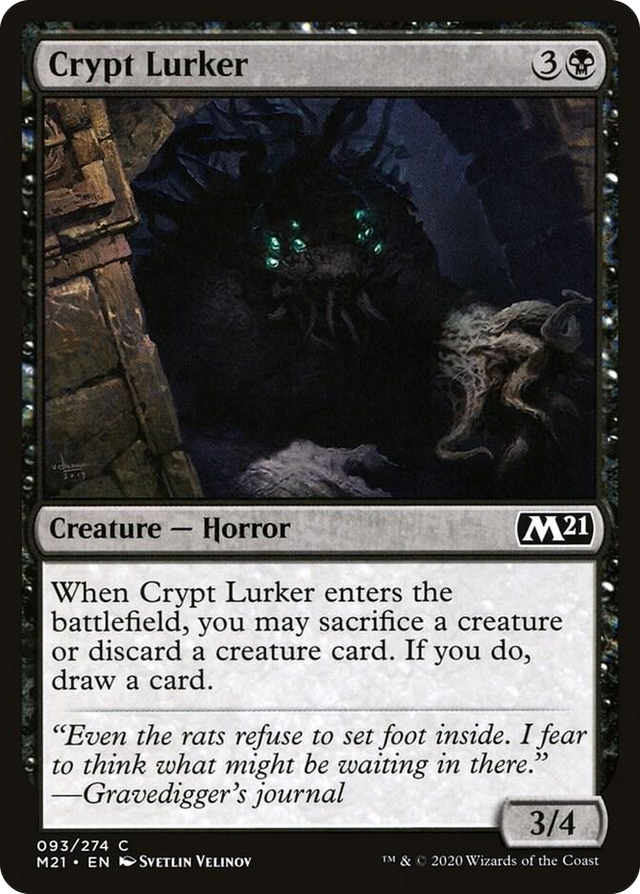 0093 Crypt Lurker C Core Set 2021