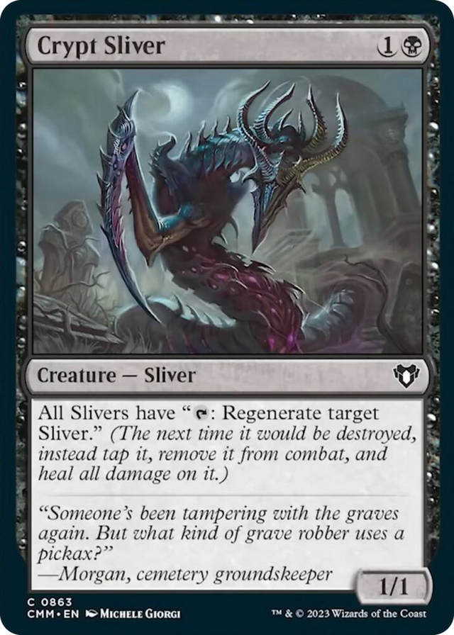 0863 Crypt Sliver C Commander Masters
