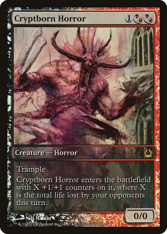 0212 Cryptborn Horror P Game Day & Store Championship Promos