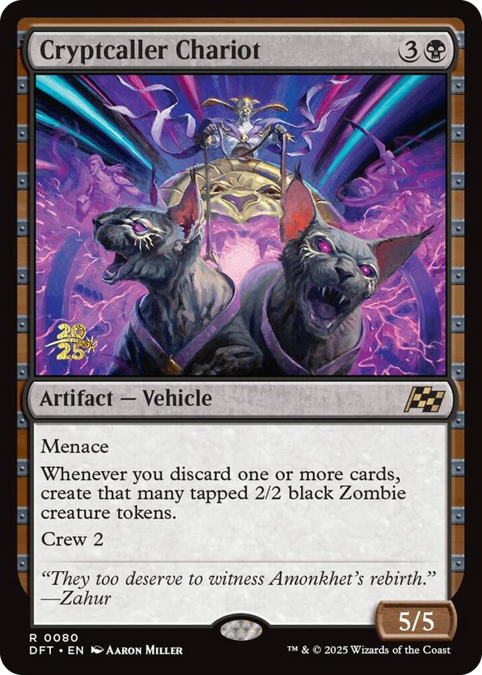 Cryptcaller Chariot #80 R - Prerelease Cards Pokemon card