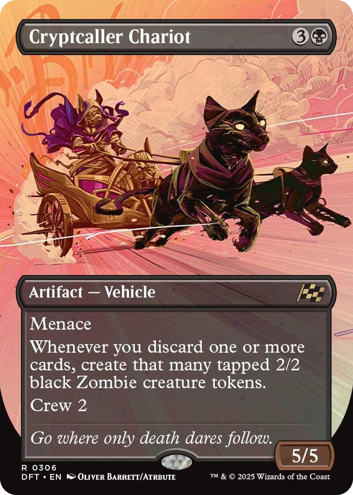 0306 Cryptcaller Chariot (Borderless) R Aetherdrift
