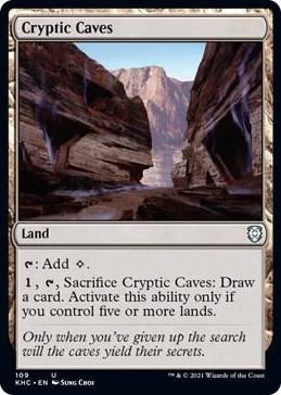 0109 Cryptic Caves U Commander: Kaldheim