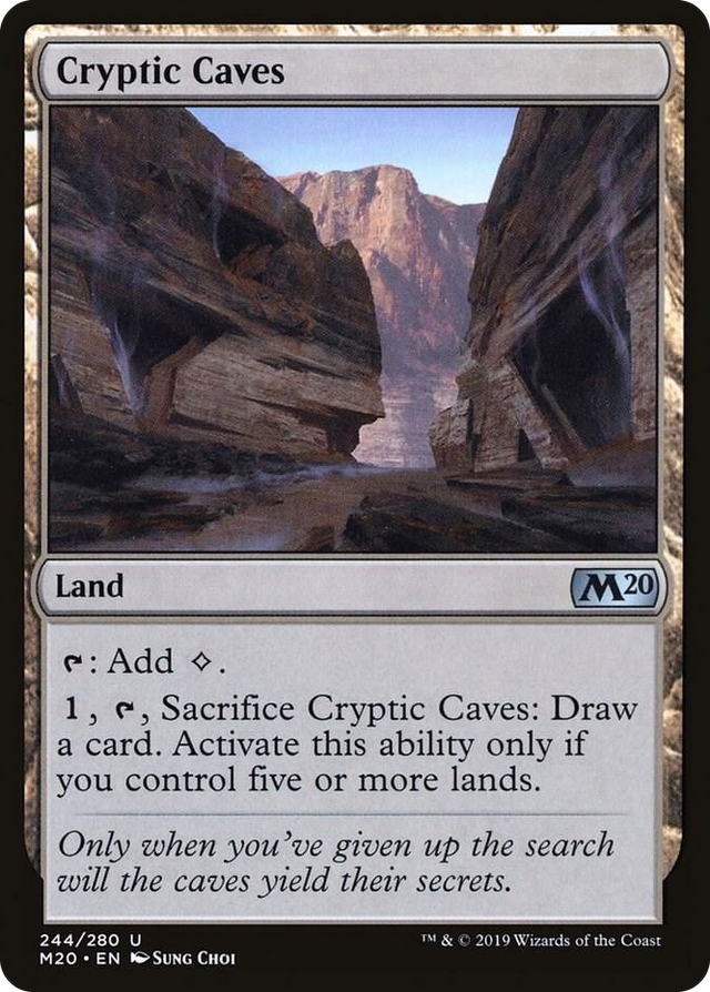 0244 Cryptic Caves U Core Set 2020