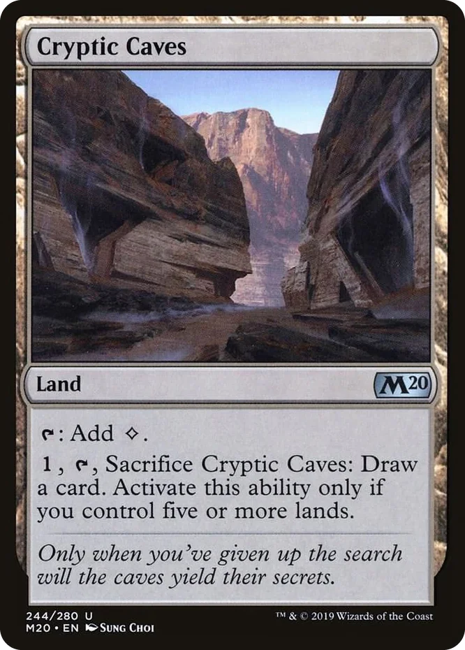 0244 Cryptic Caves U Core Set 2020