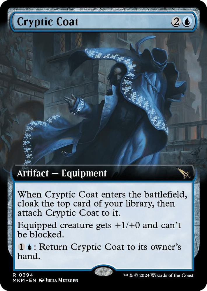 0394 Cryptic Coat (Extended Art) R Murders at Karlov Manor