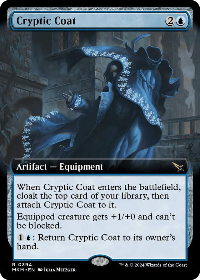 0394 Cryptic Coat (Extended Art) R Murders at Karlov Manor