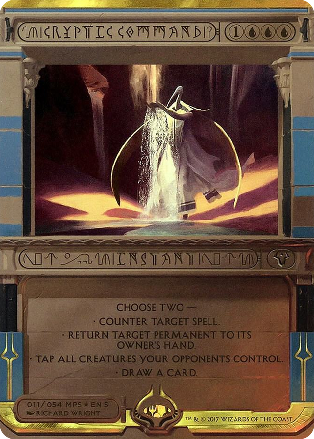 0011 Cryptic Command M Masterpiece Series: Amonkhet Invocations