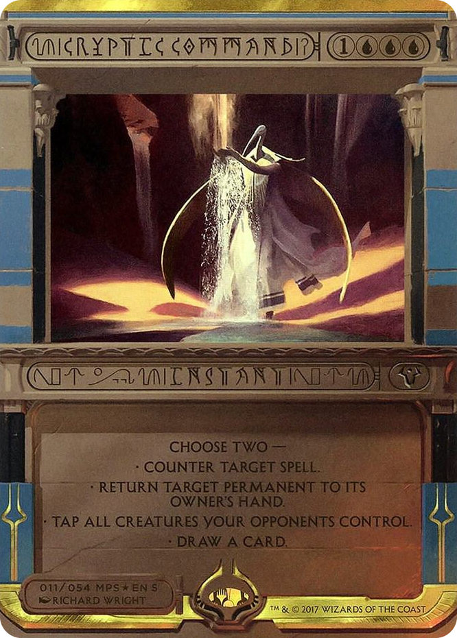 Cryptic Command #11 M - Masterpiece Series: Amonkhet Invocations Pokemon card