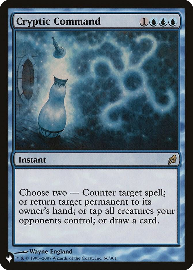 Cryptic Command (LRW) #56 R - The List Reprints Pokemon card