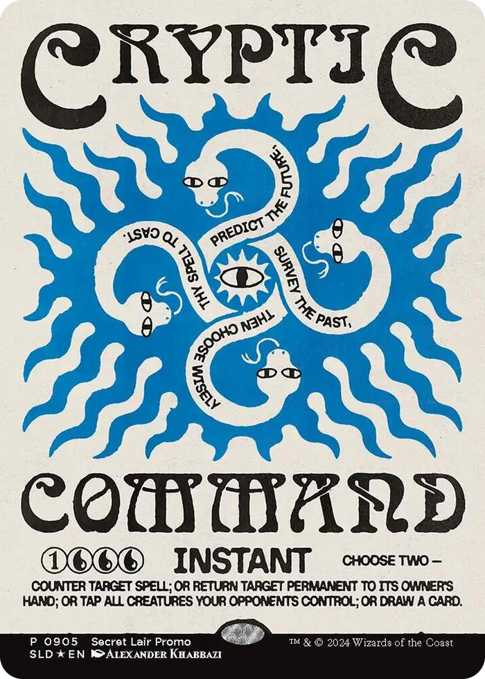 Cryptic Command (Rainbow Foil) #905 P - Secret Lair Drop Series Pokemon card